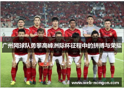 广州网球队勇攀高峰洲际杯征程中的拼搏与荣耀