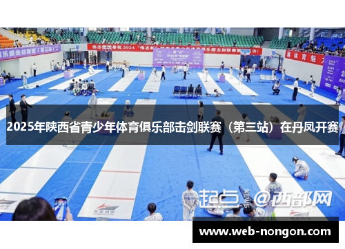 2025年陕西省青少年体育俱乐部击剑联赛（第三站）在丹凤开赛